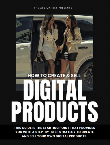 How To Create and Sell Digital Products