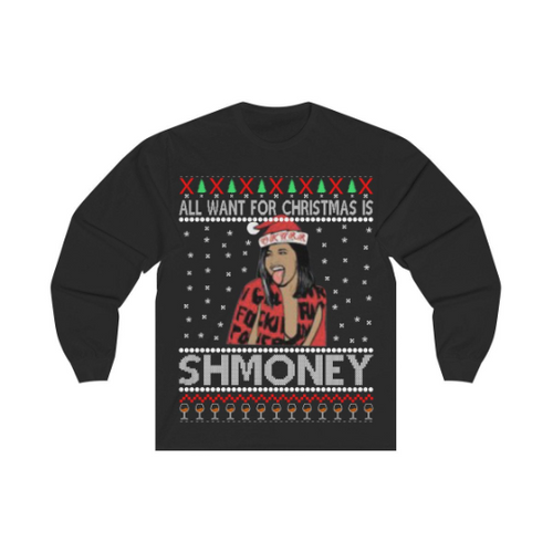 Cardi B Schmoney Christmas Shirt