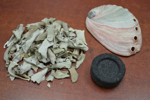 Mini White Sage Smudging Burning Kit