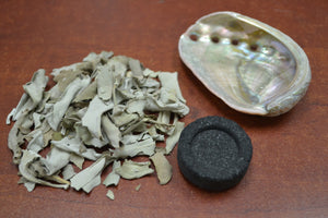 Mini White Sage Smudging Burning Kit